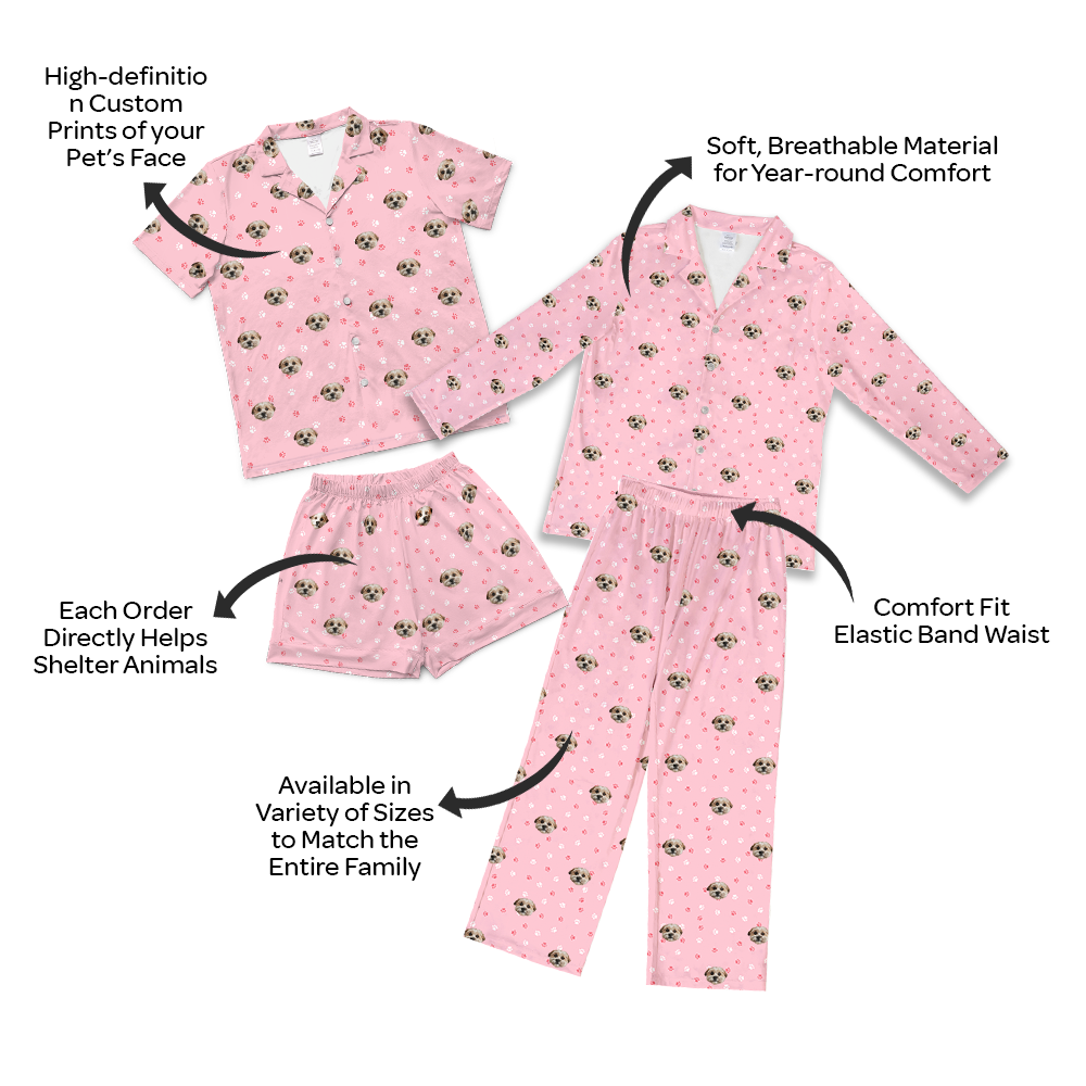 Individueller Haustier-Pyjama für Erwachsene