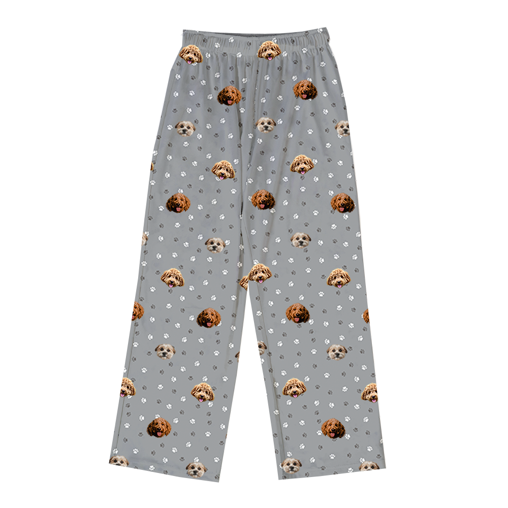 Pyjamahose mit Tiergesicht für Erwachsene