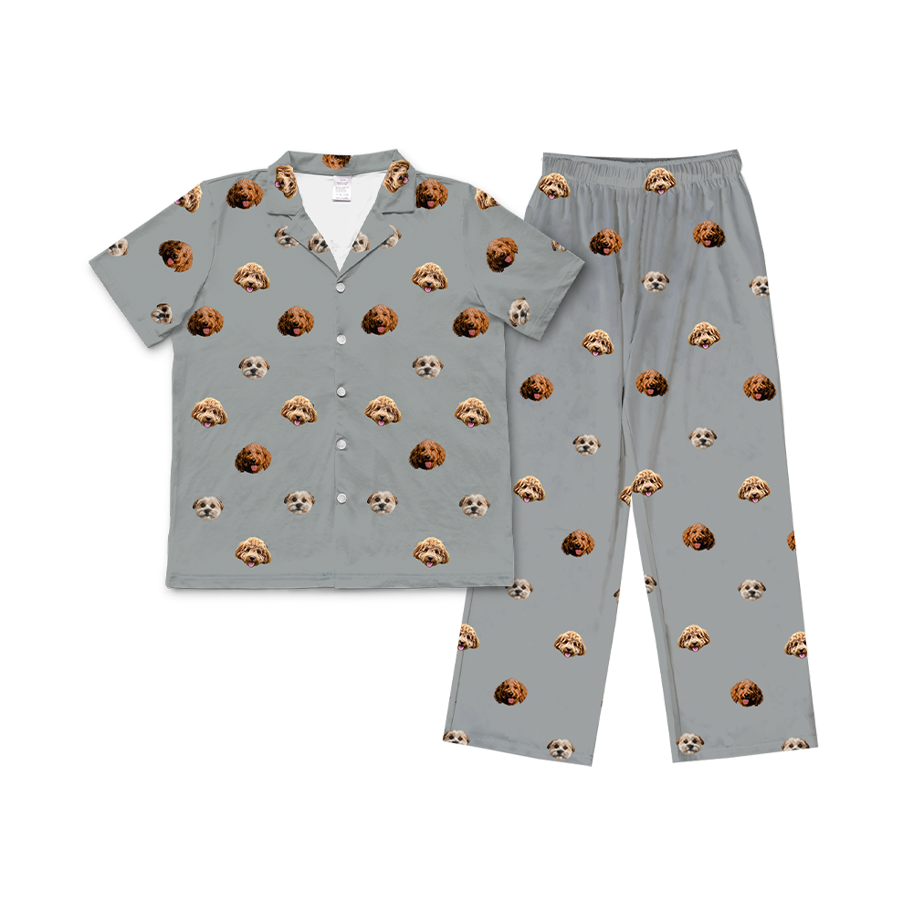 Pyjama-Set mit Haustiergesicht für Erwachsene