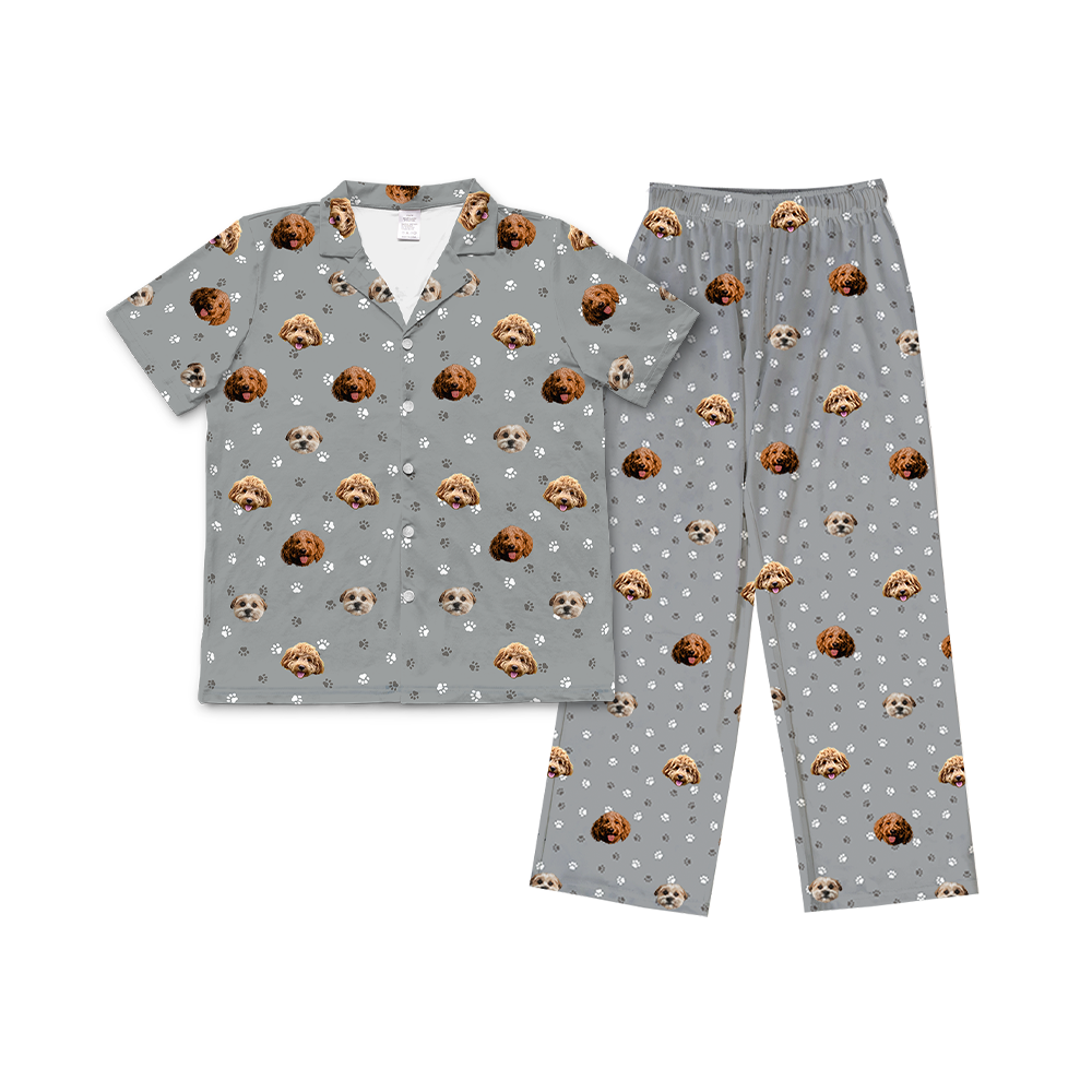 Pyjama-Set mit Haustiergesicht für Erwachsene