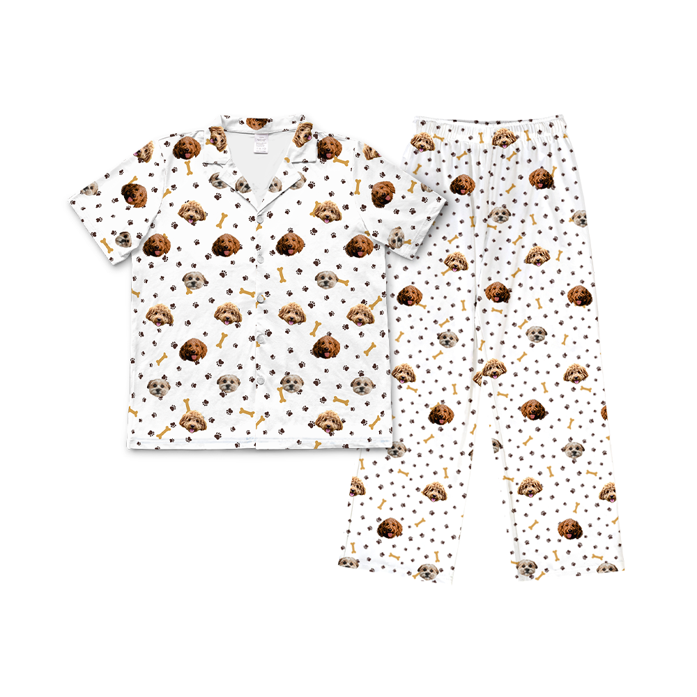 Pyjama-Set mit Haustiergesicht für Erwachsene