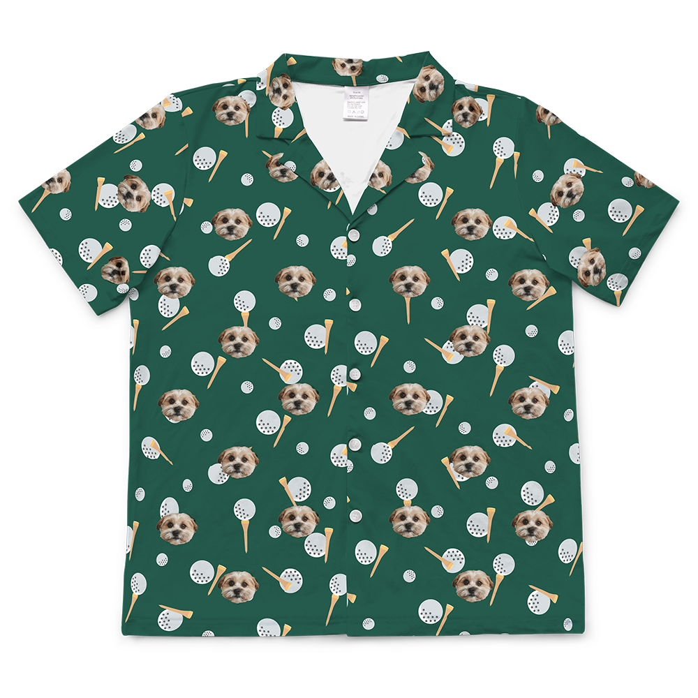 Hundepapa für Erwachsene, individueller Haustier-Gesichts-Pyjama