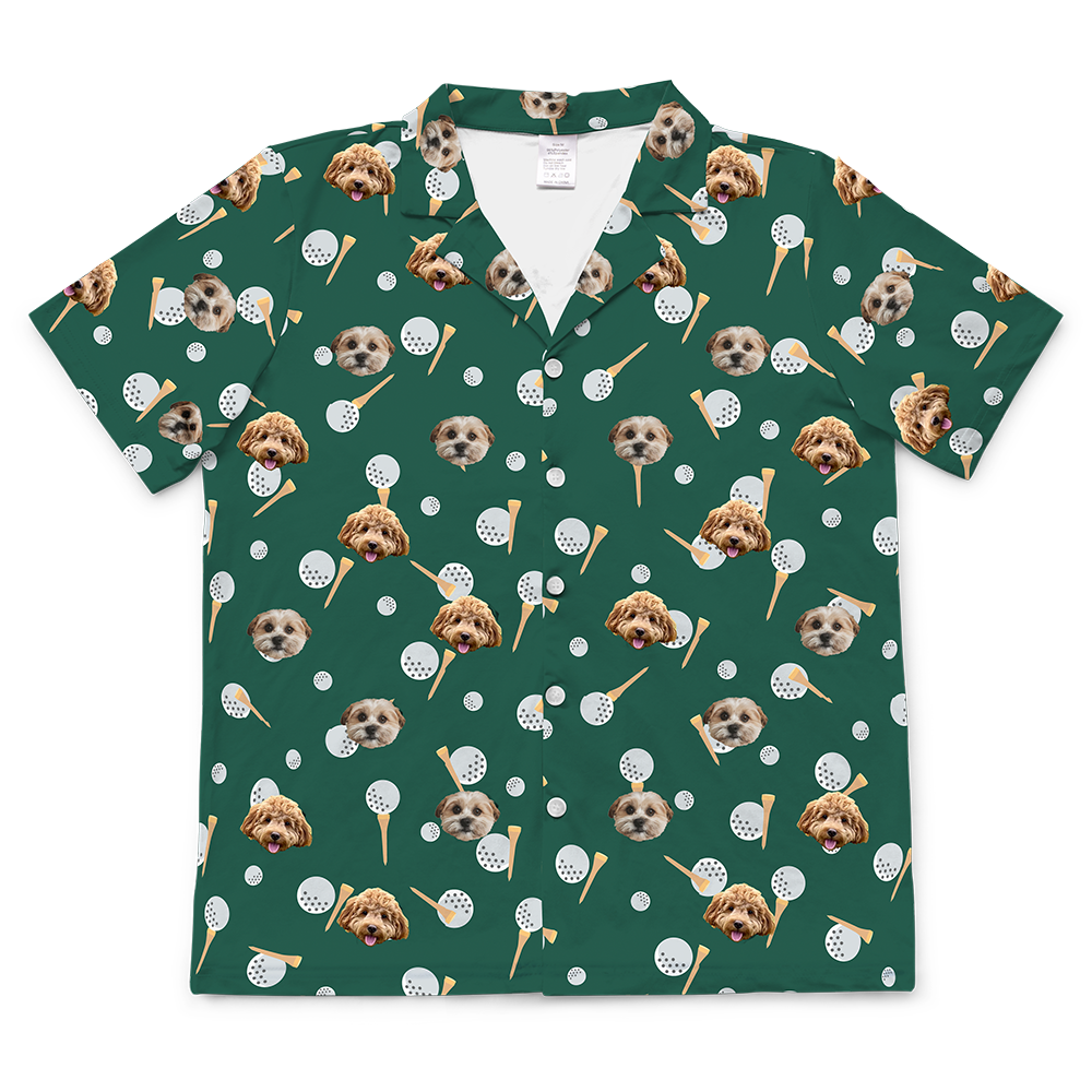Hundepapa für Erwachsene, individueller Haustier-Gesichts-Pyjama