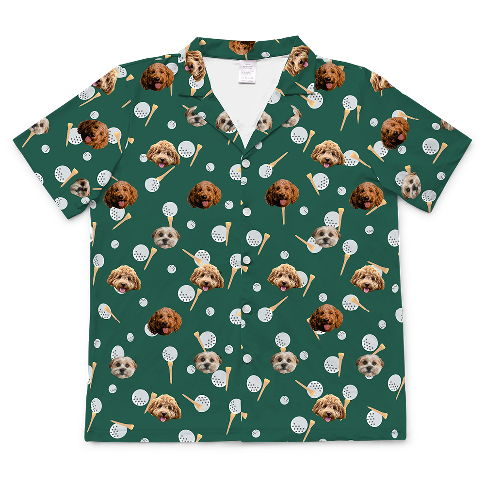 Hundepapa für Erwachsene, individueller Haustier-Gesichts-Pyjama