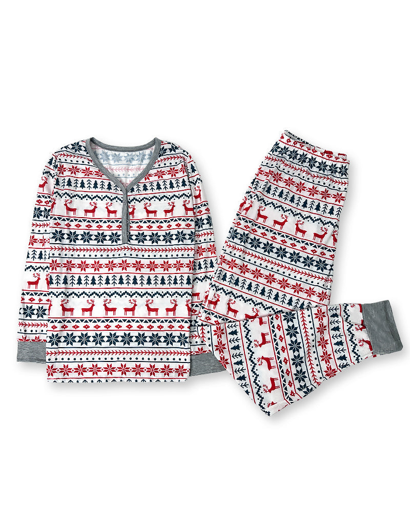 Snug Snowflakes-Family Matching Christmas Pajamas