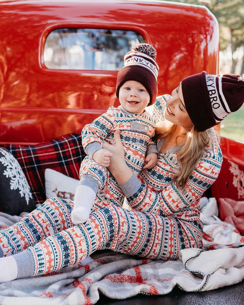 Snug Snowflakes-Family Matching Christmas Pajamas